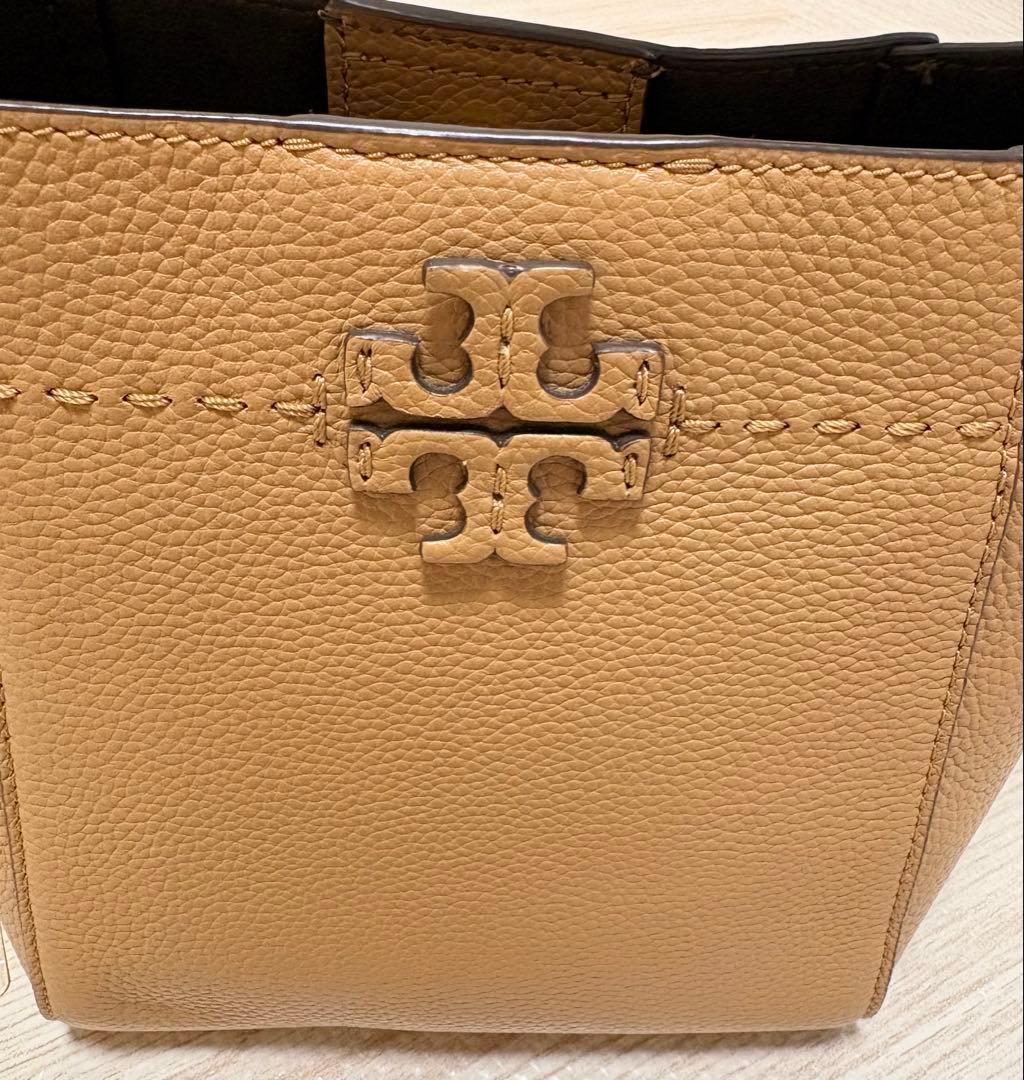 ✨極美品✨トリーバーチ マックグロー　スモールバケット バッグ ティラミス