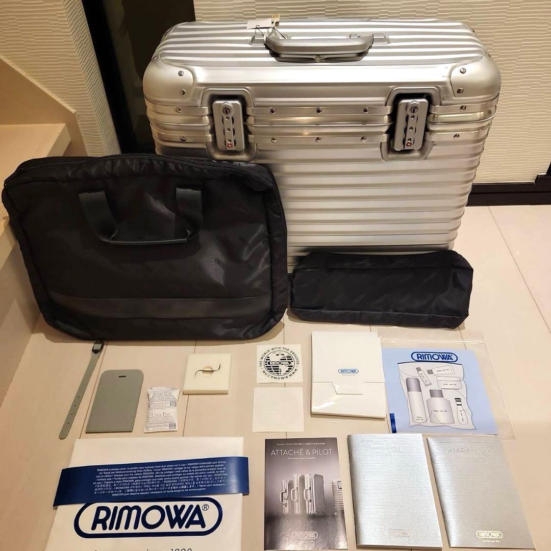 新品 廃盤 旧型 リモワ パイロット 34L トローリー 4輪 ビジネス