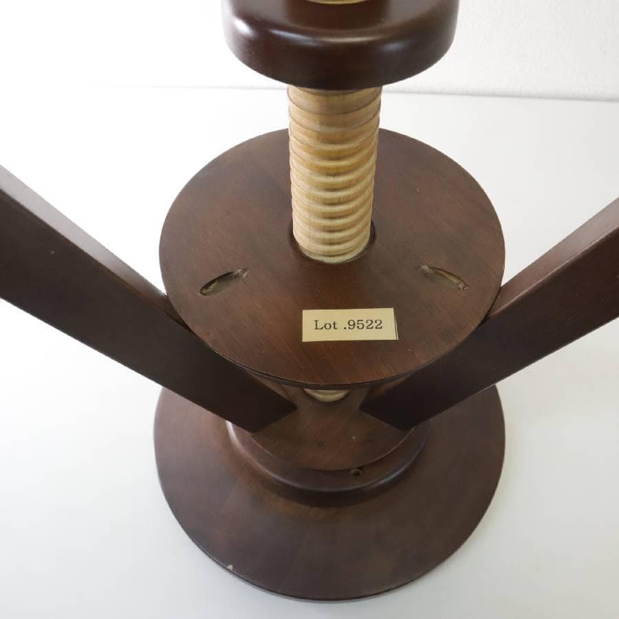 値下広松木工 LUME ルメ 回転 昇降式スツール 座面取り外し可 チェック柄