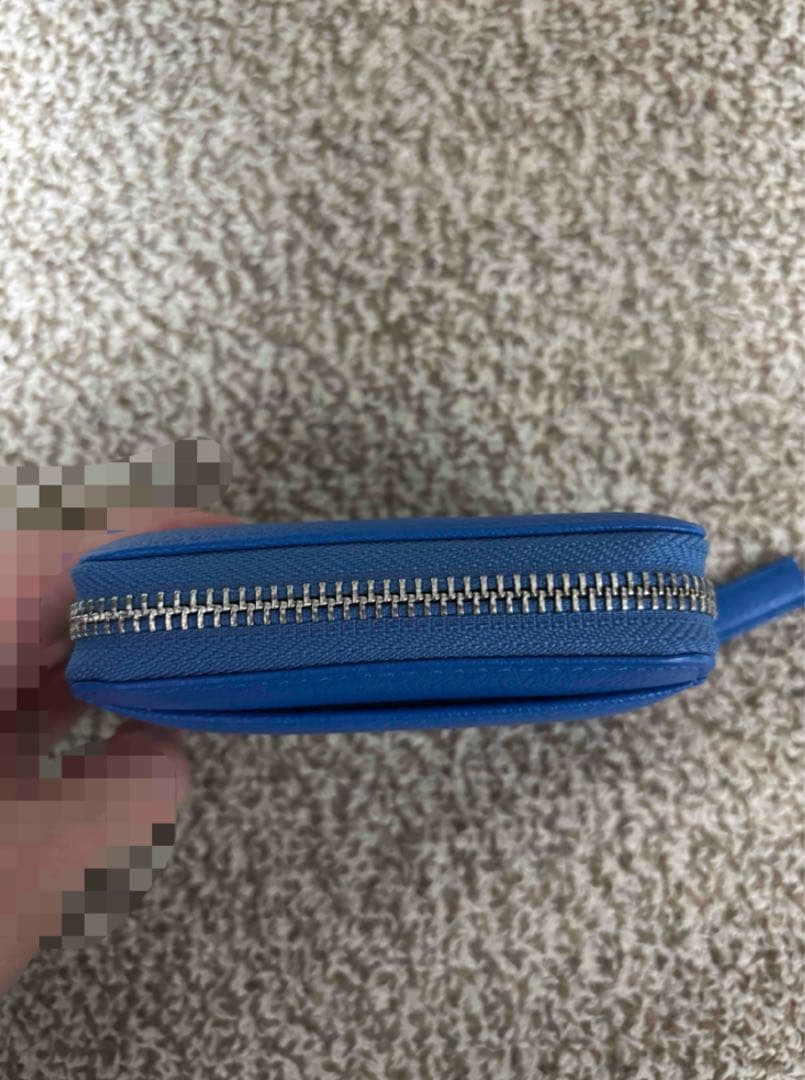 PEZ ジャバラ二つ折り財布 ブルー