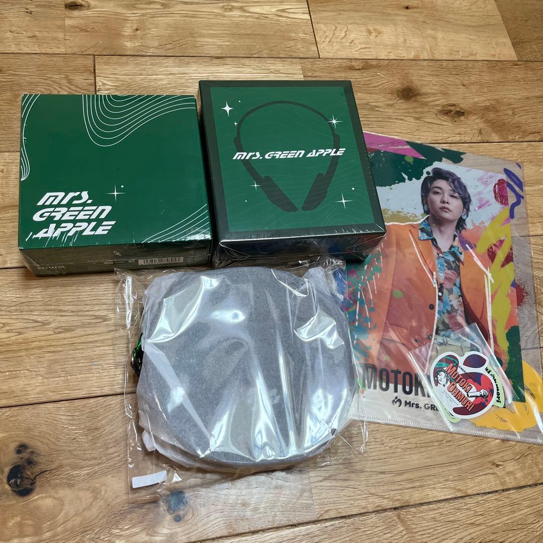 Mrs. GREEN APPLE ヘッドフォン CDプレーヤー クリアファイル
