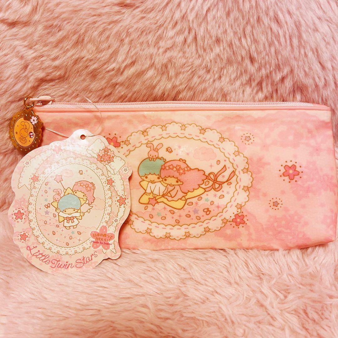 希少レア キキララ ペンケース ポーチ サクラ 2009 平成レトロ サンリオ