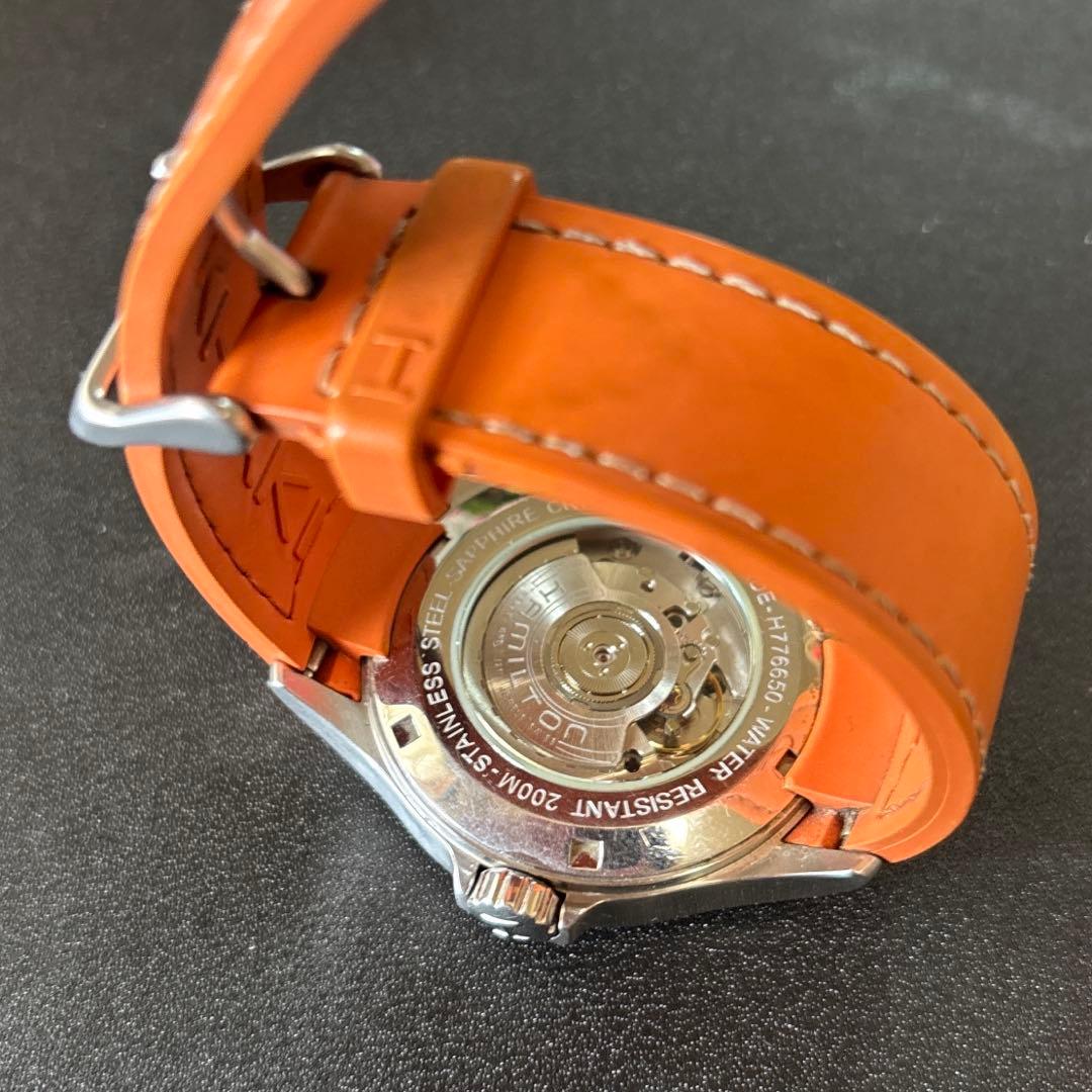 ハミルトン 自動巻き アナログ腕時計　カーキエアレース