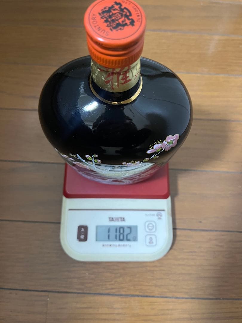 稀少品サントリー ウイスキーアートボトル 梅と鶯 ウイスキー WS1605219143