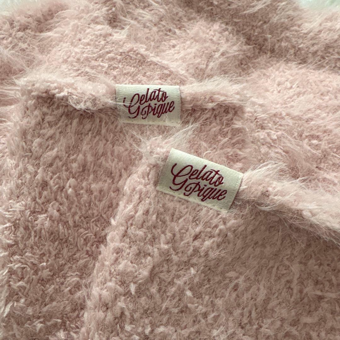 極美品　ジェラートピケ　ジェラピケ　カーディガン　パンツ　ソックス　3点