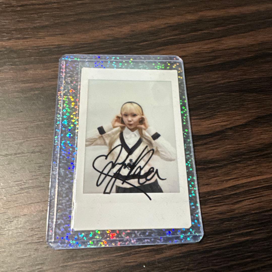 NiziUマユカサイン入りチェキ