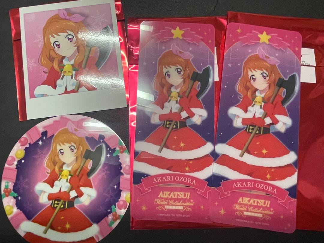 アイカツカード ブラックサンタコーデ ロリゴシック アイカツ ホワイト