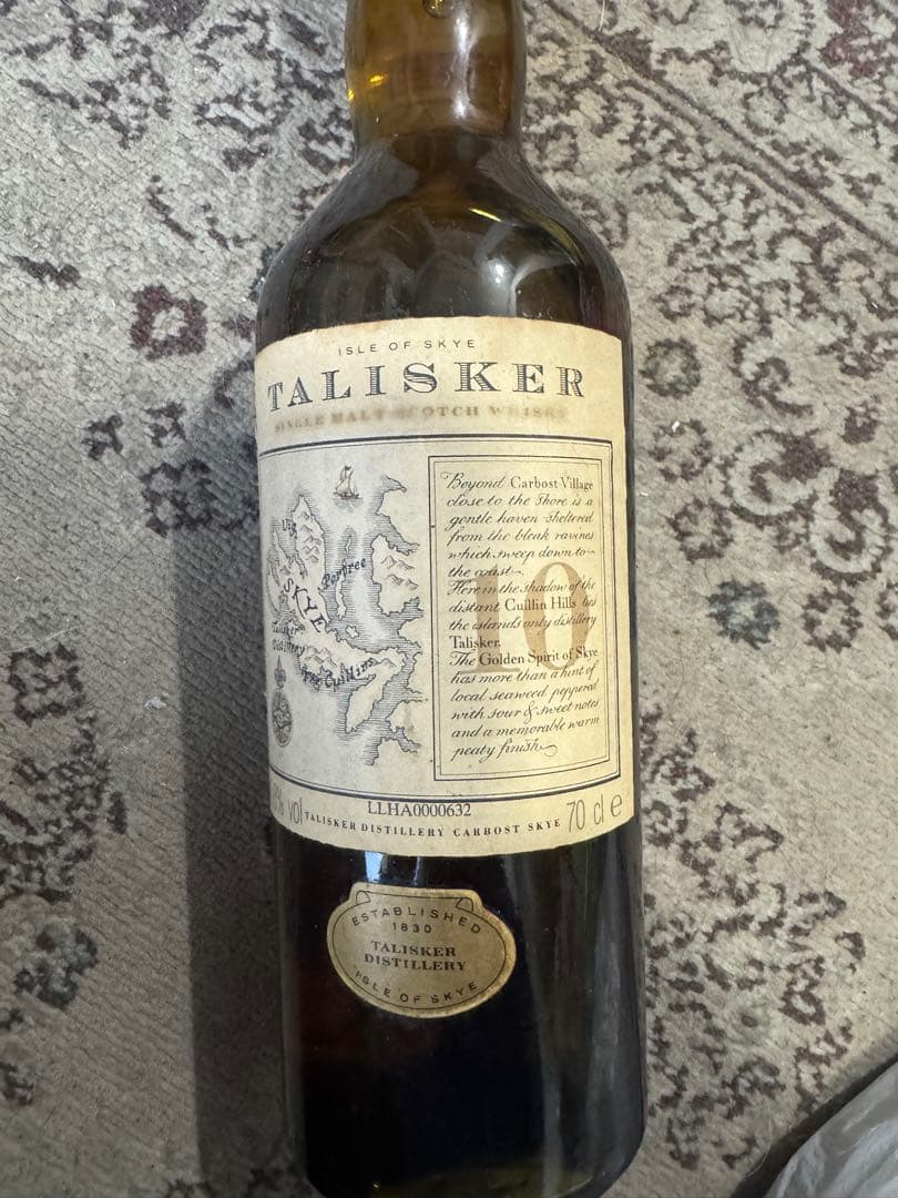 TALISKER ウイスキー 700ml 10年　マップラベル TALISKER ウイスキー 700ml 10年 マップラベル