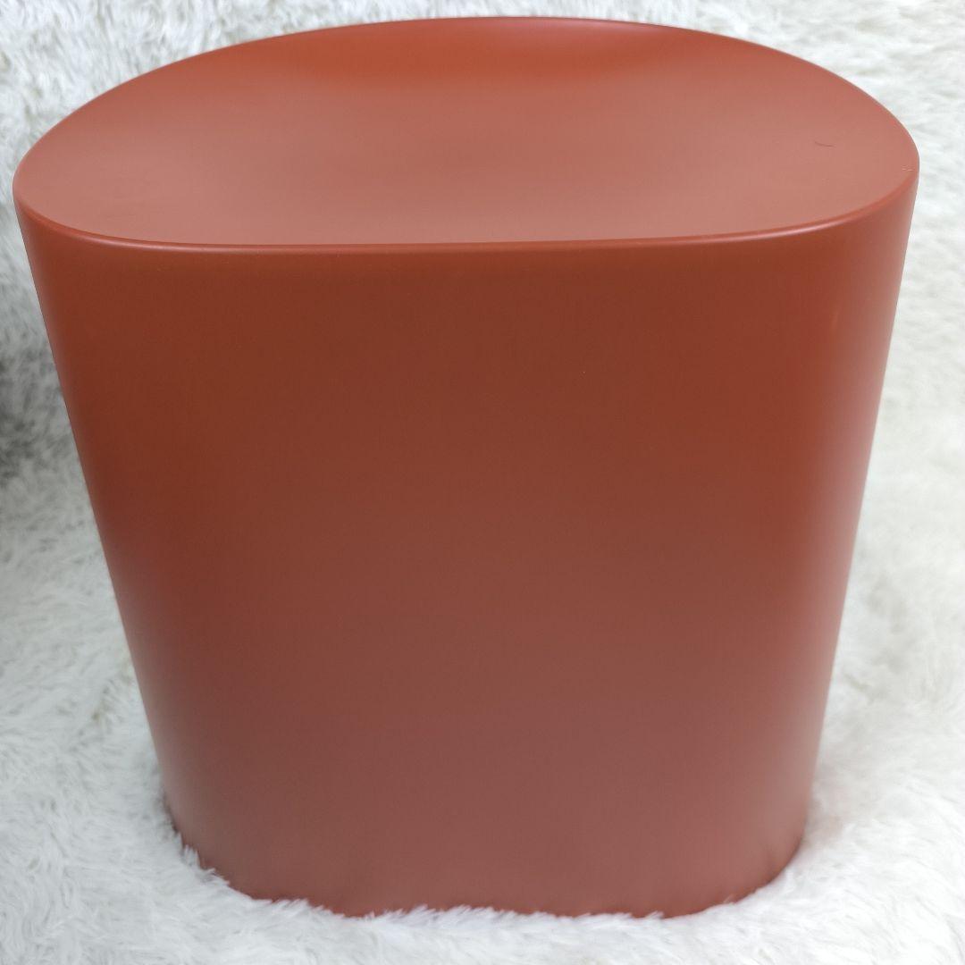 ✨希少廃番✨ 無印良品 ポリプロピレン スタッキングスツール 椅子 4脚 赤緑