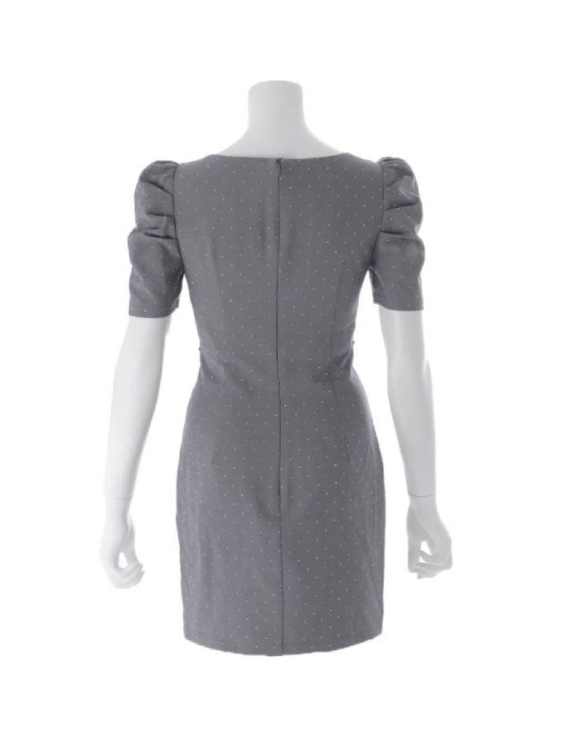 パフスリーブスタッズタイトミニドレス/キャバドレス