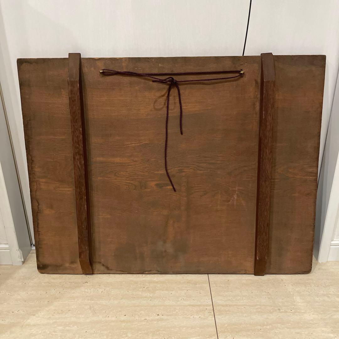 桃印 木製 看板￼ マッチ 安全燐寸 品質特撰 昭和レトロ