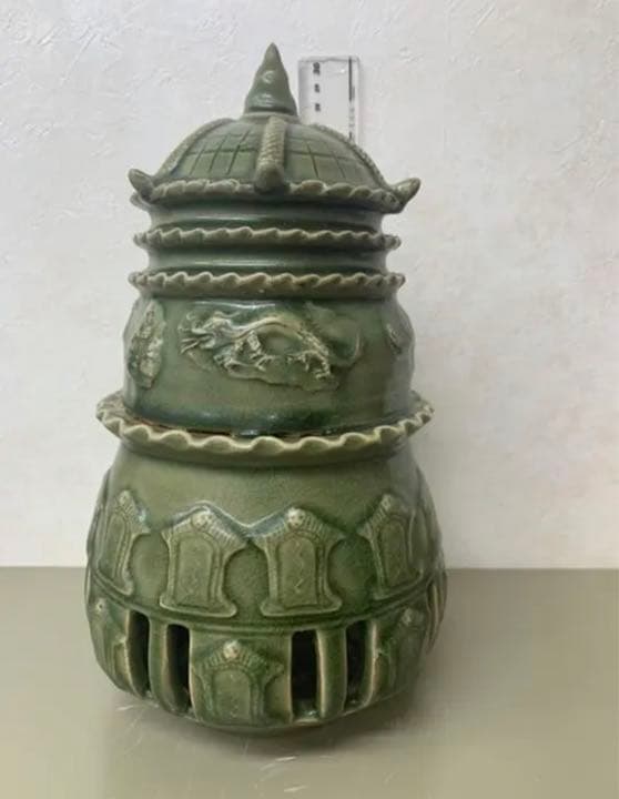 中国元•明竜泉窯蔵　骨董　古美術　唐物コレクション　江戸アンティーク青磁　縁起物