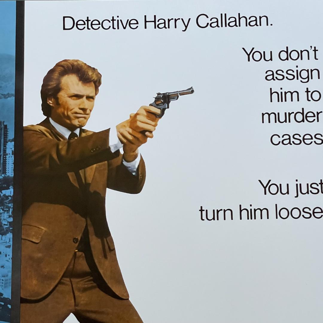 海外版ポスター『ダーティハリー』（Dirty Harry）① 1971 - メルカリ