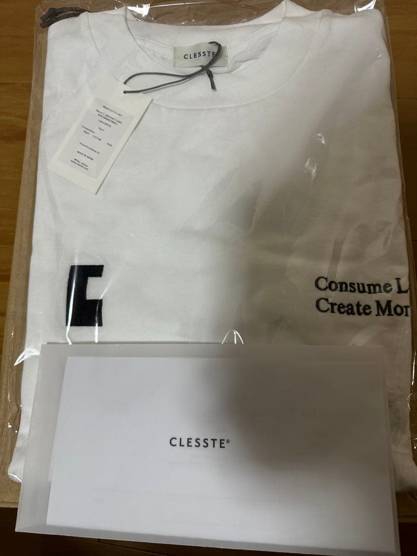 新品 CLESSTE MASSIVE S/S T-SHIRT WHITE