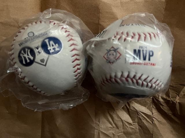 東京開幕記念WS24対戦記念＆大翔平NL・MV賞記念ローリングスBALL2個組 東京開幕記念WS24対戦記念＆大翔平NL・MV賞記念ローリングスBALL2個組