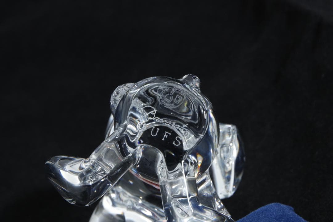 2280 Baccarat バカラ スヌーピー クリスタル 置物