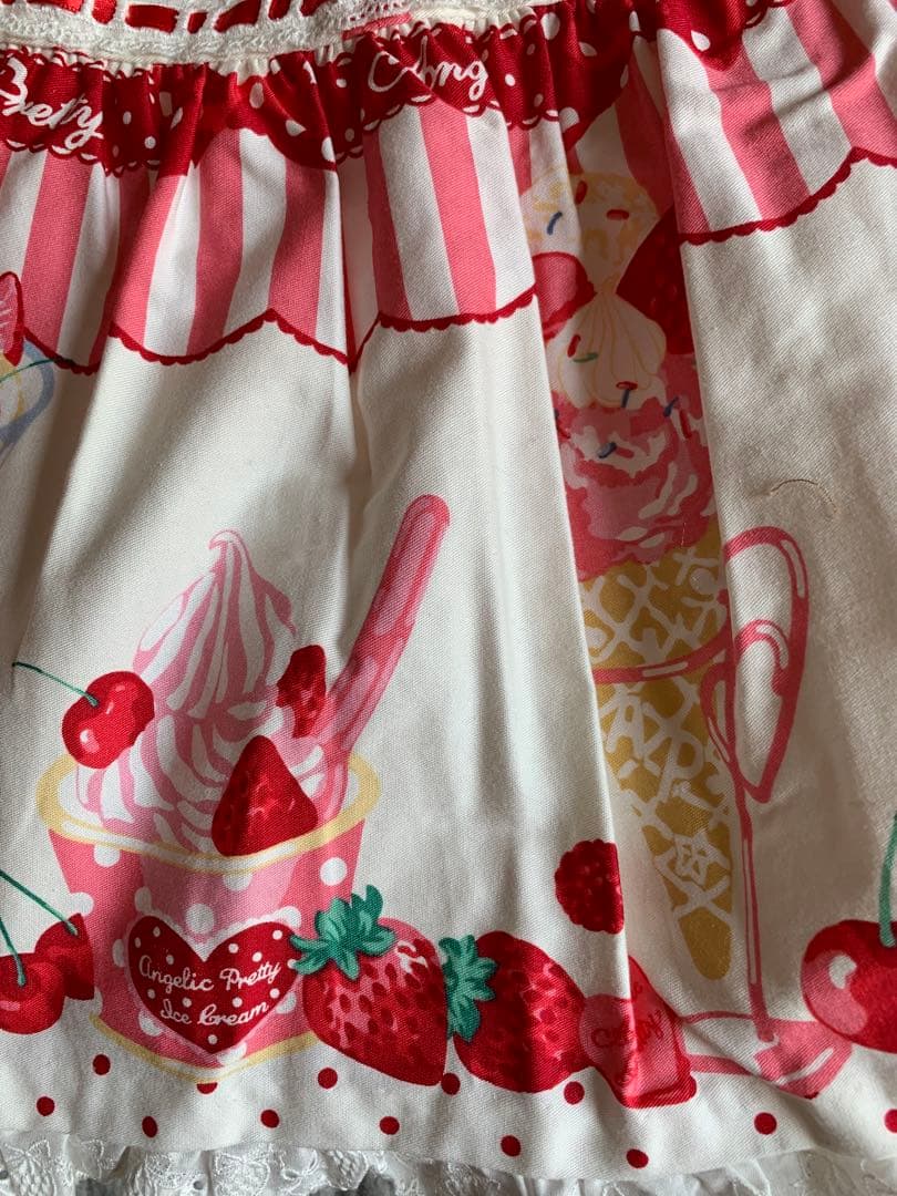 タグ付☆ストロベリーパーラースカート いちごパフェ アンジェリックプリティ