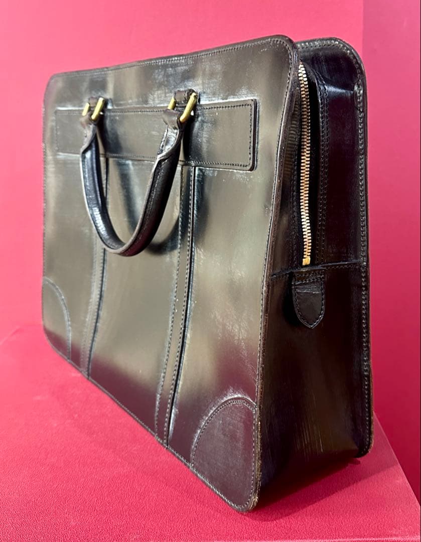 GANZO ブリーフケース 東京青山本店にて購入 長期保管品