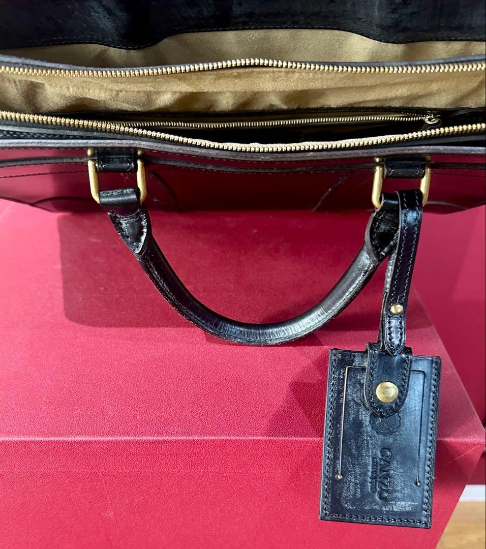GANZO ブリーフケース 東京青山本店にて購入 長期保管品