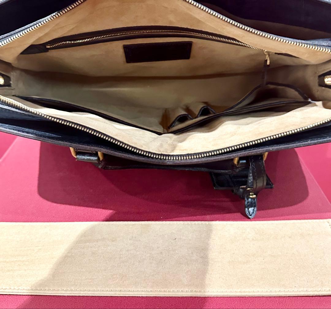 GANZO ブリーフケース 東京青山本店にて購入 長期保管品