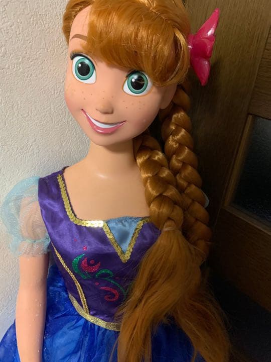 ディズニー　アナ雪　フローズン　ANNA MY SIZE DOLL