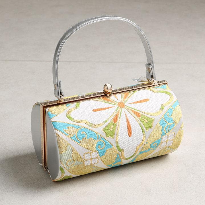 【新品】振袖用 草履バッグセット　古典 七宝文様　02809N