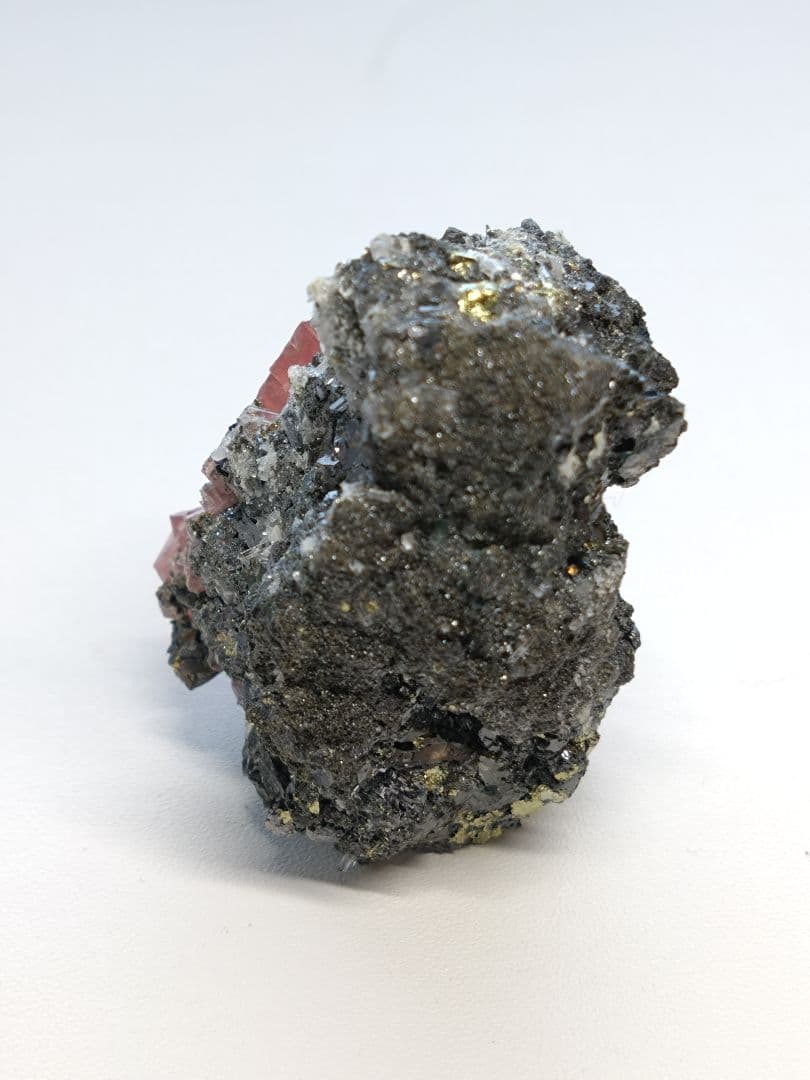 ロードクロサイト(インカローズ) 蛍石 水晶 パイライト 鉱物 標本 USA産