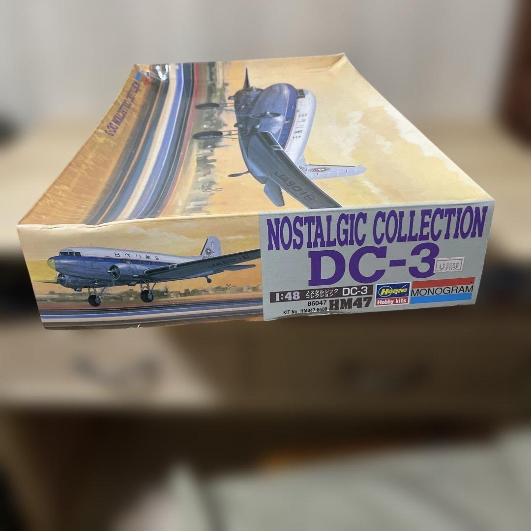 昭和 ハセガワ 1/48 DC-3 ノスタルジックコレクション 未組立Ln586
