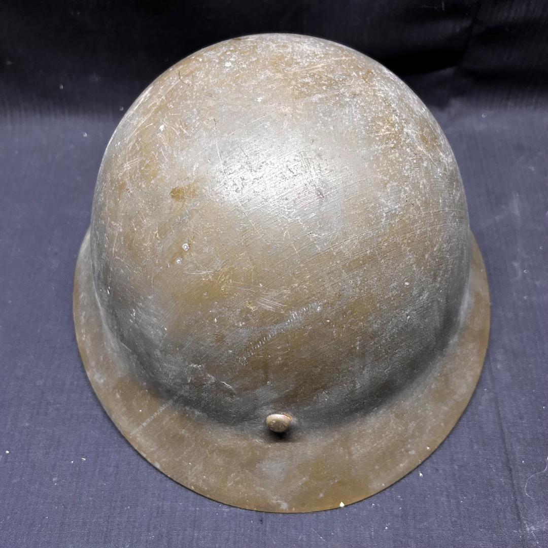 ▽Aa前1009 旧日本軍 三重朝日 鉄帽 大日本帝国 ヘルメット 陸軍