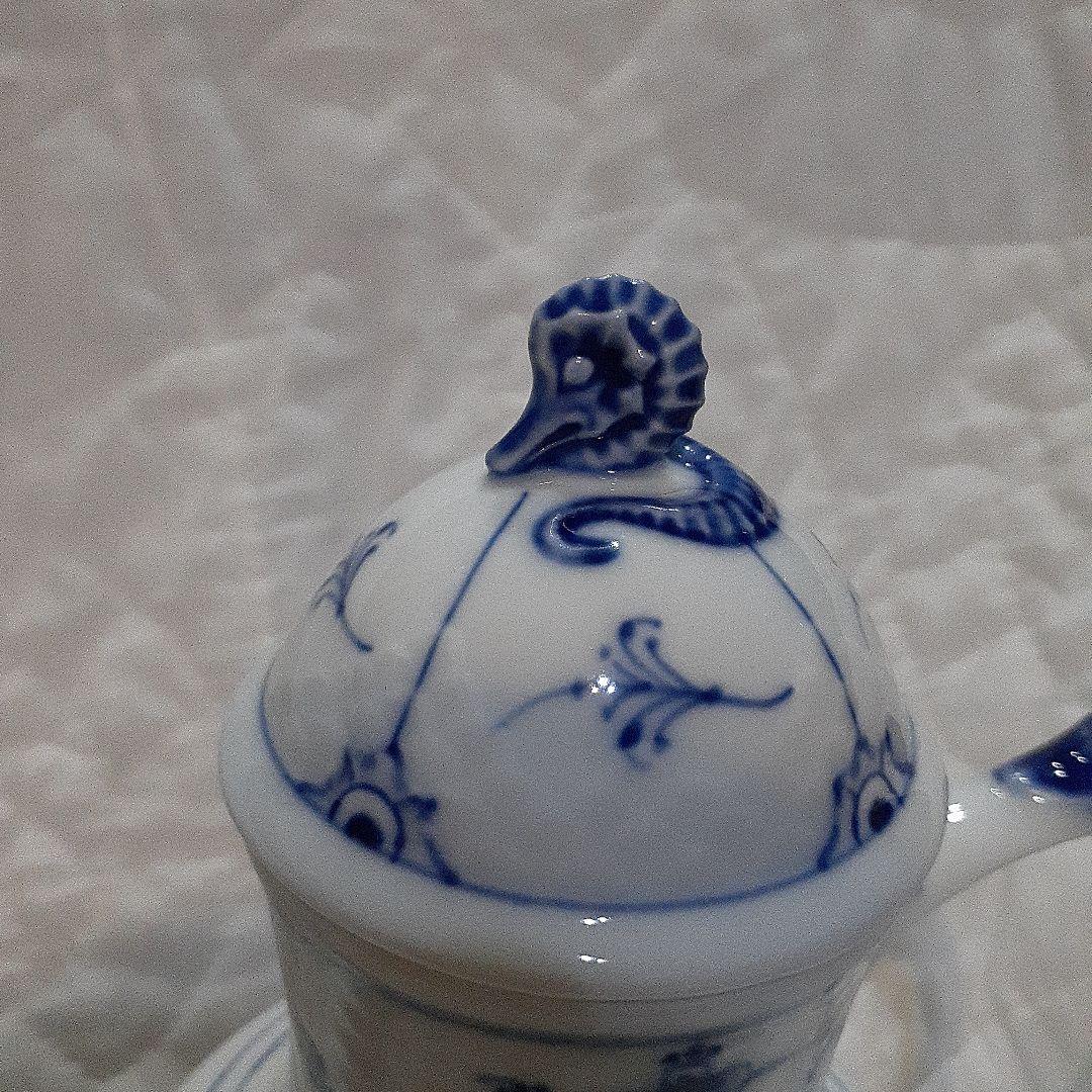 ビングオーグレンダール コーヒーポット ブルーフルーテッド 希少】B