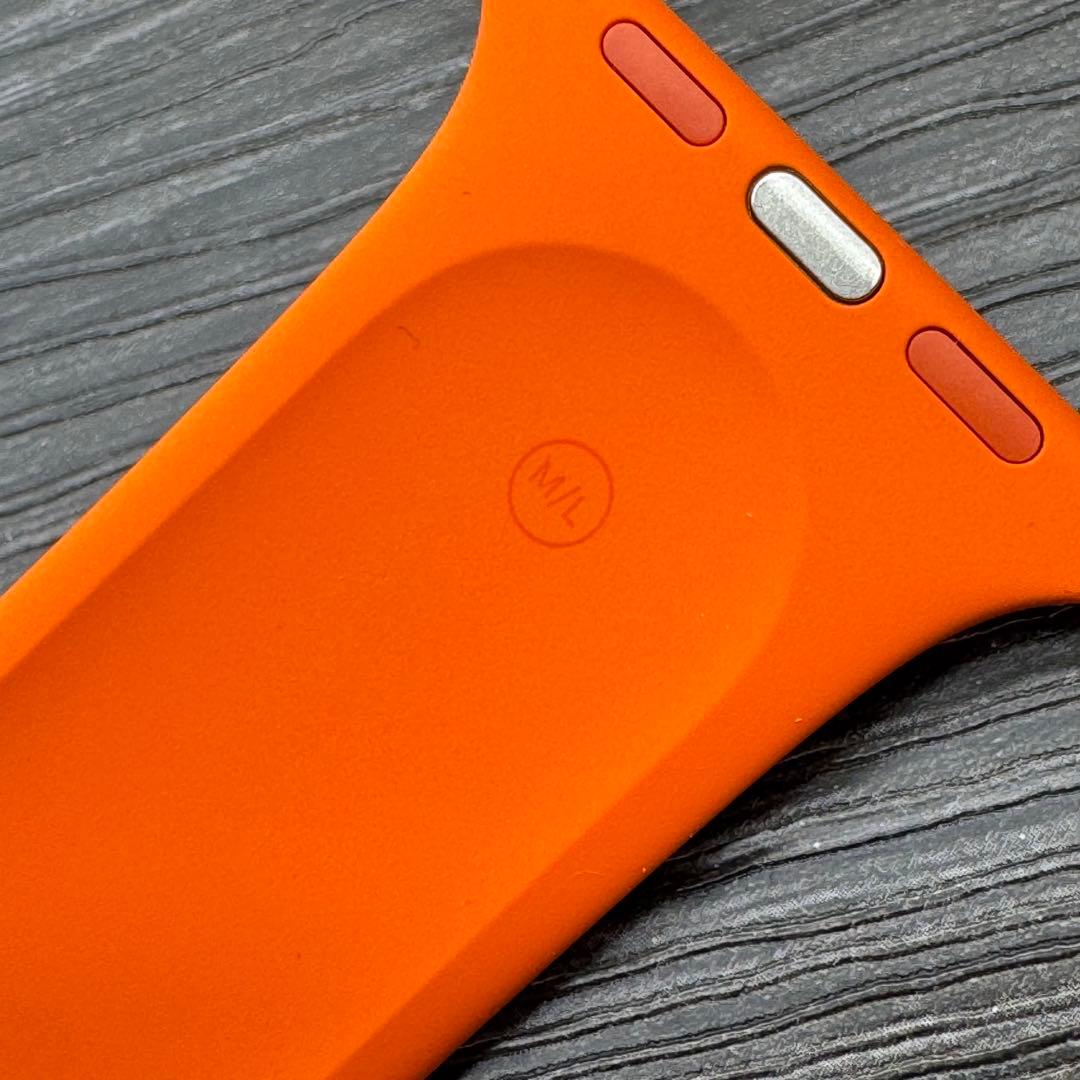 2794 未使用　Apple Watch エルメス　オレンジラバー　スポーツ