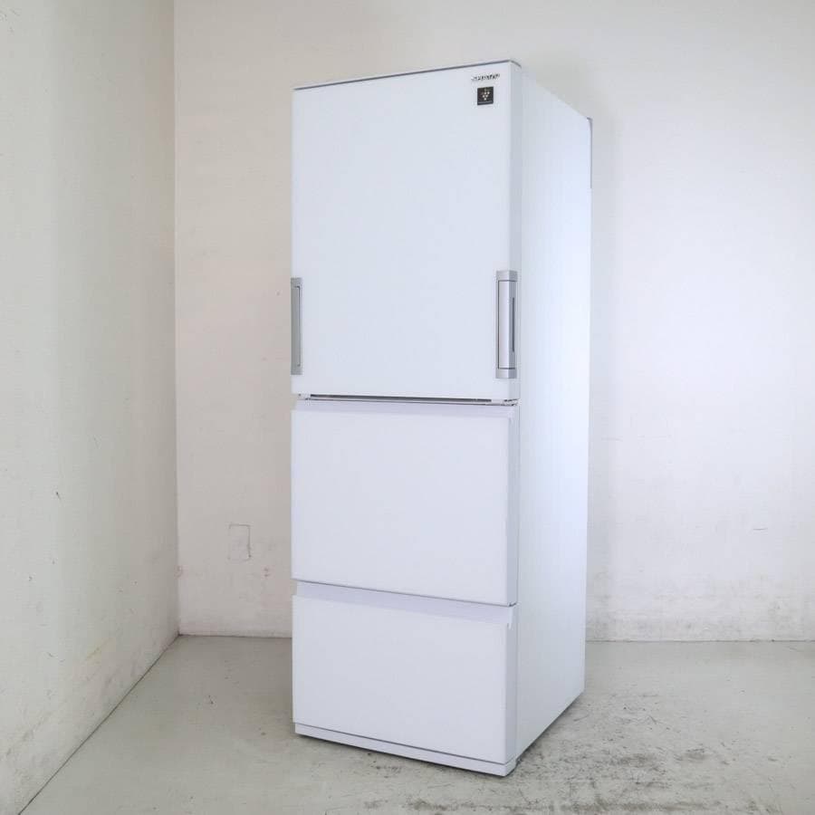 値下20年製 シャープ 3ドア 冷蔵庫 どっちもドア SJ-GW35F-W