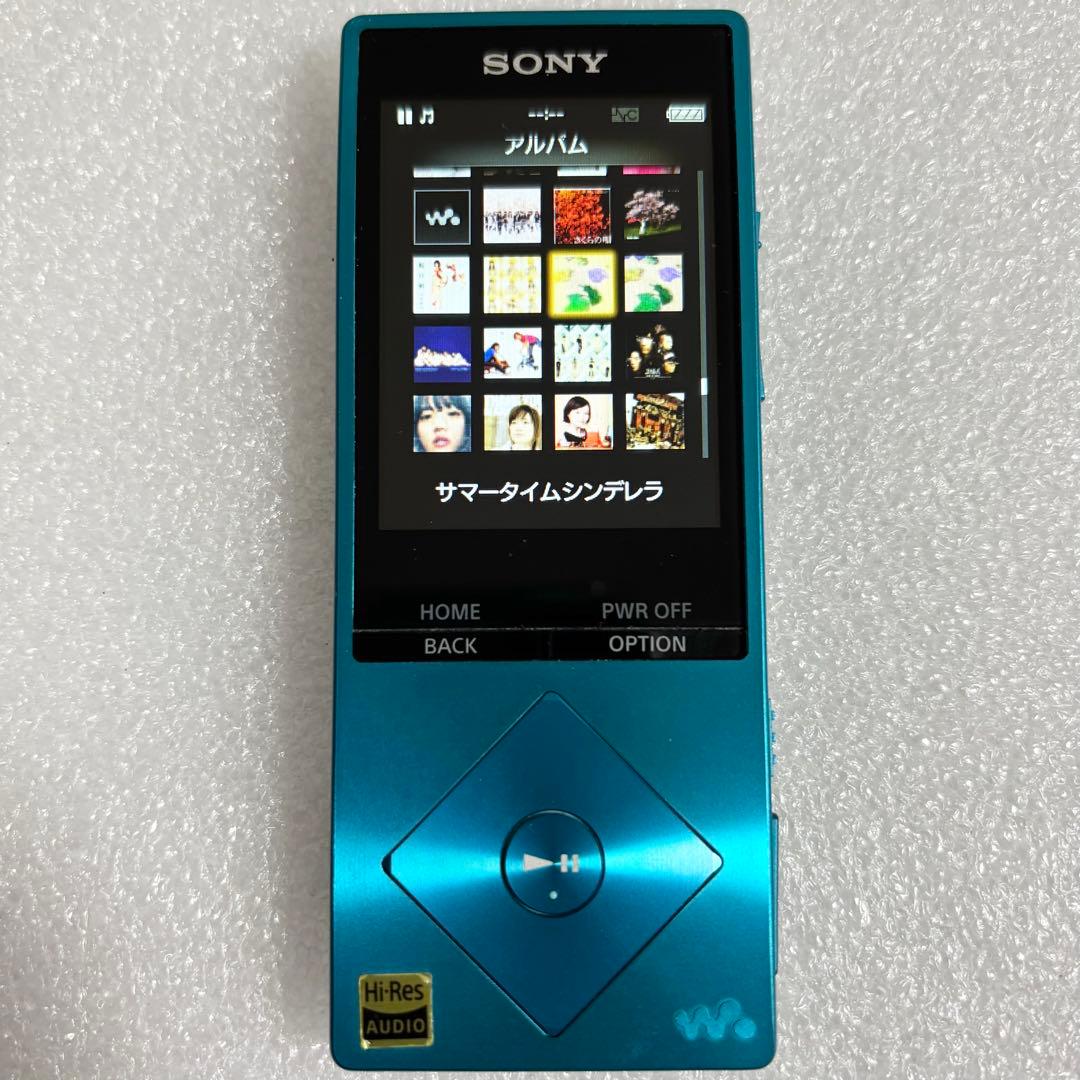 バッテリー良好】 ソニー ウォークマン NW-A16 32GB ブルー あお