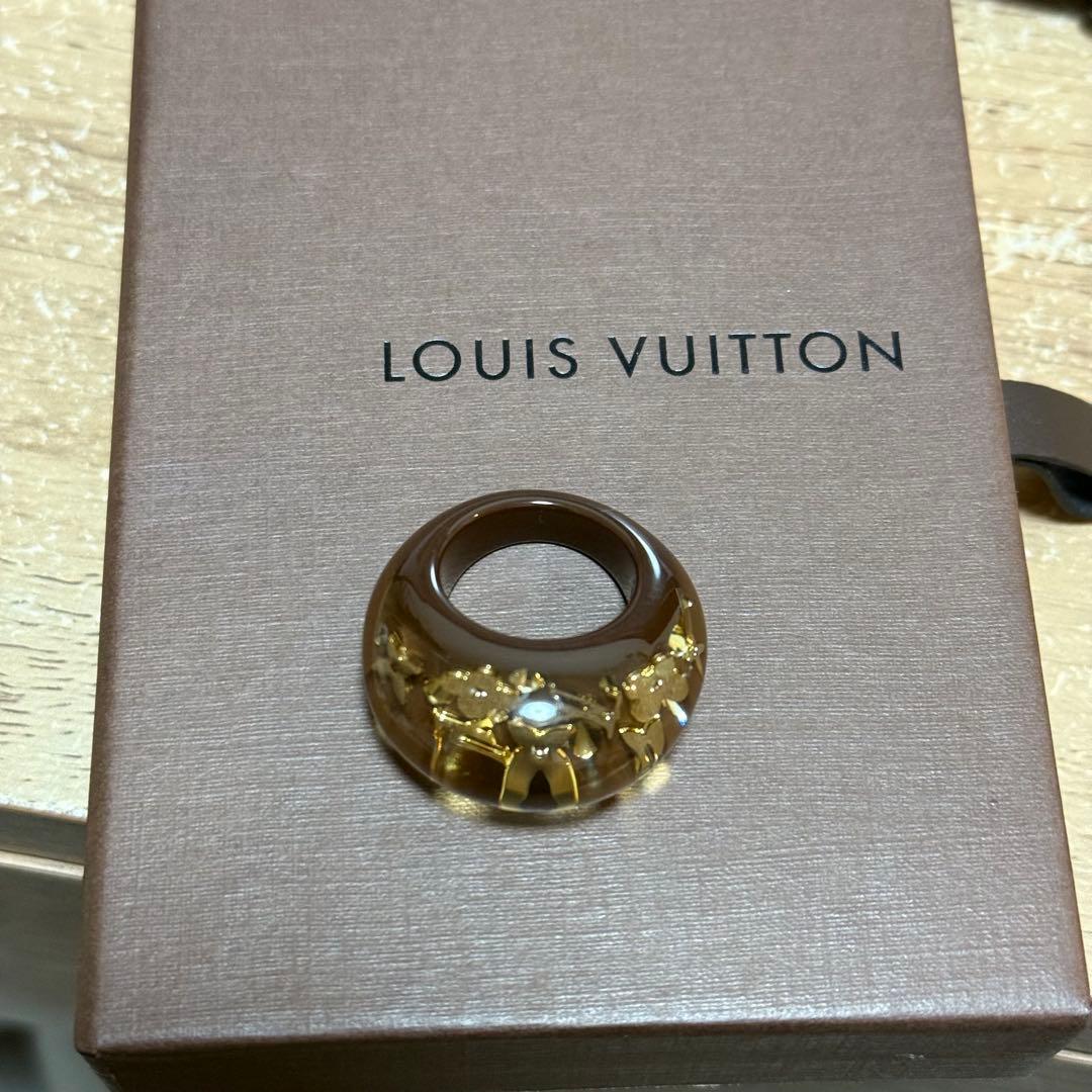 Louis Vuitton アンクルージョン　Lサイズ　リング　ブラウン