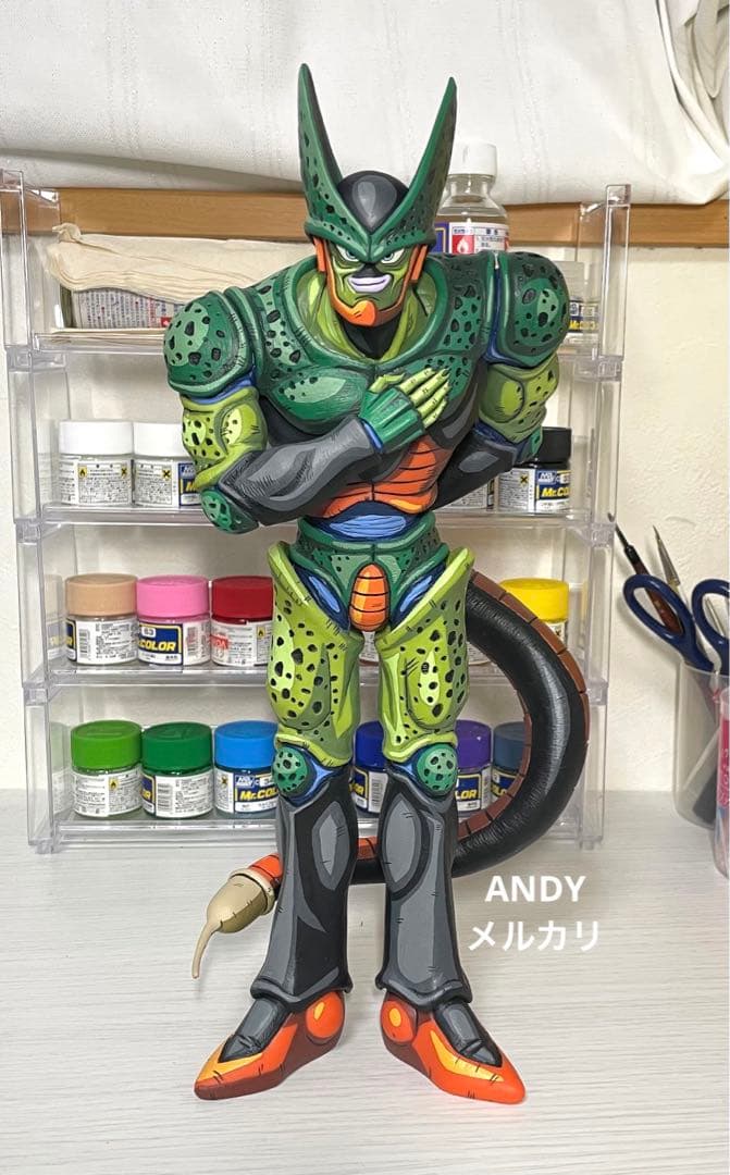 ドラゴンボール　一番くじ　ラストワン　セル 第二形態　二次元リペイントフィギュア