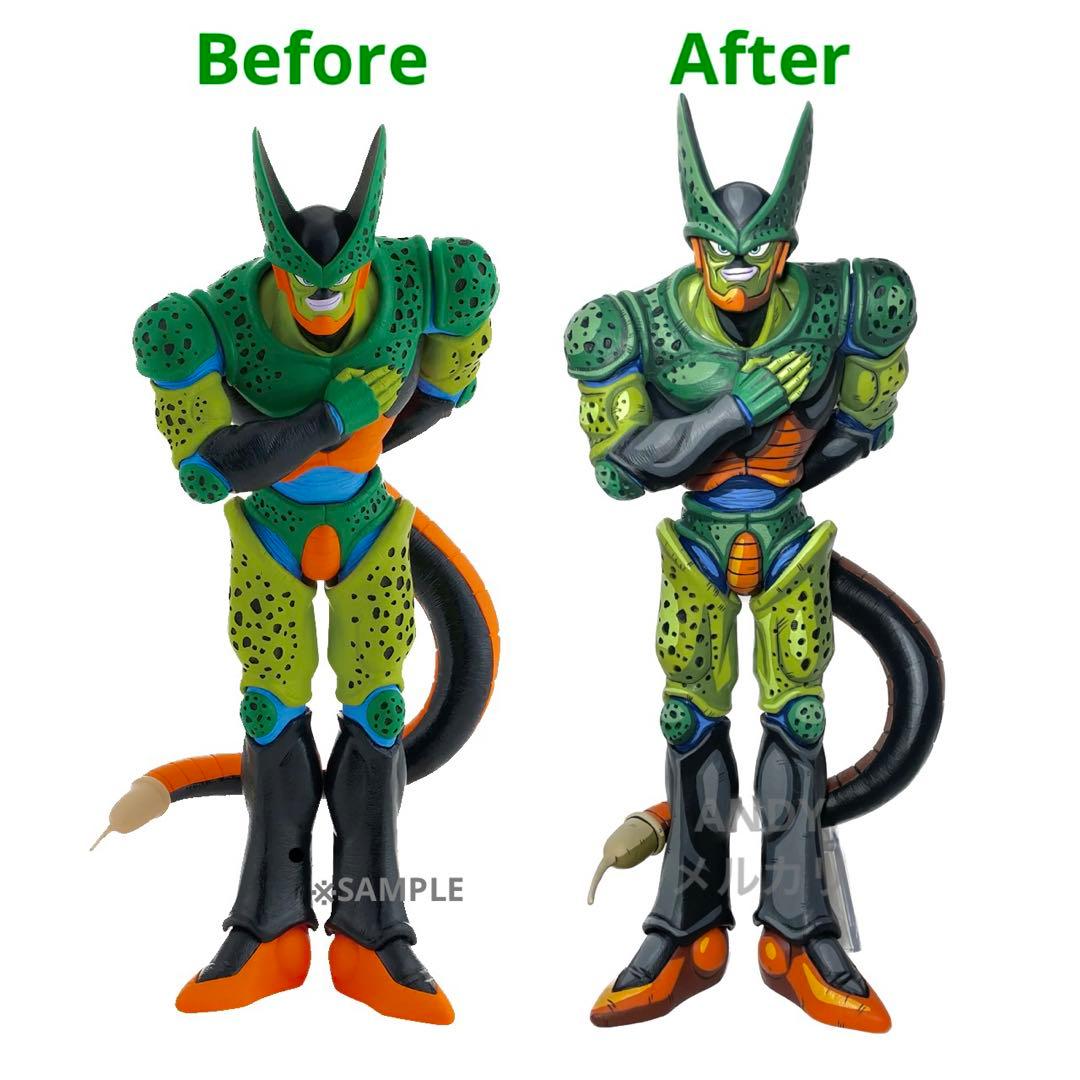 ドラゴンボール　一番くじ　ラストワン　セル 第二形態　二次元リペイントフィギュア