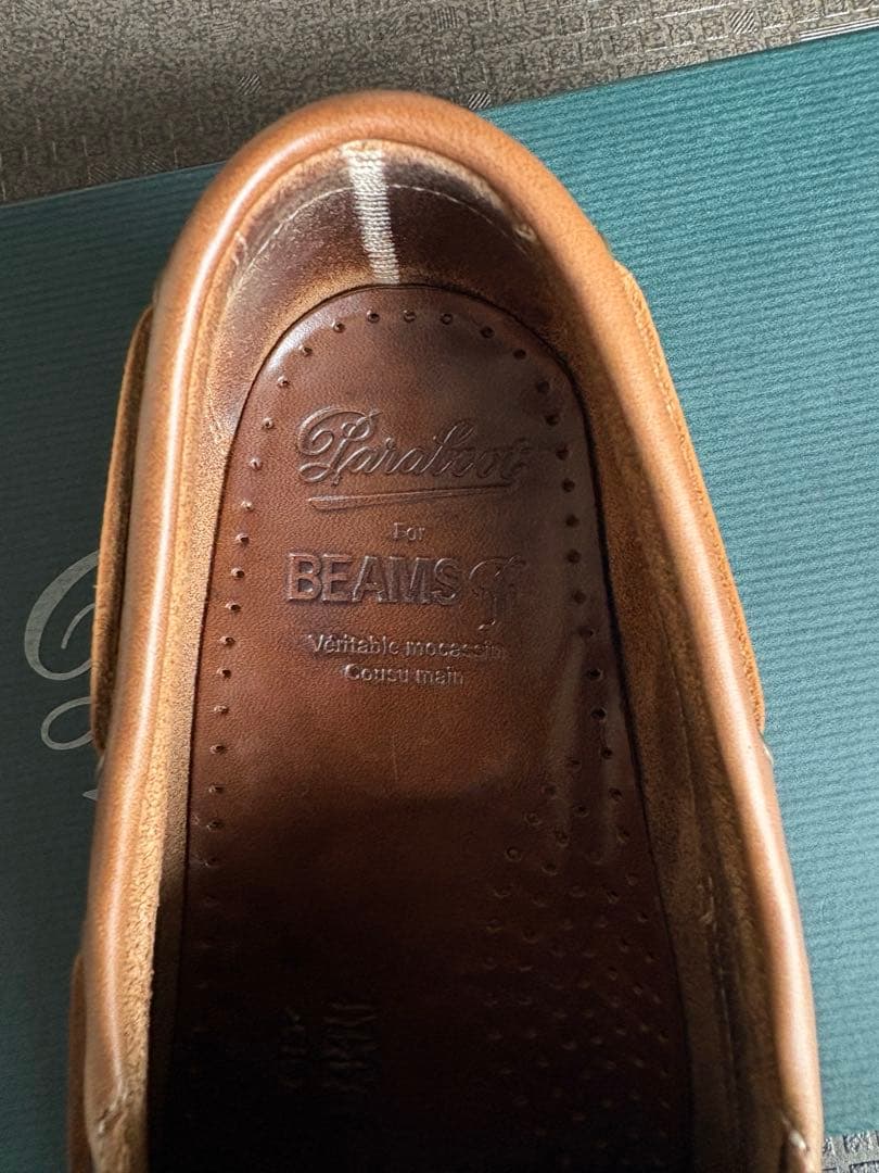 ビームスF別注:Paraboot/BARTH クロムエクセルレザーデッキシューズ