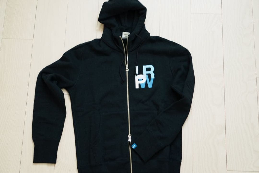 【新品】ループウィラー L.P.R.W. 吊り編みフルジップフーディ ネイビー