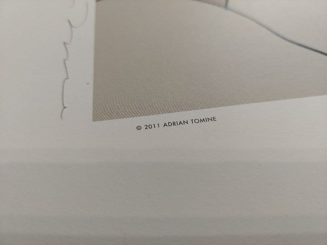 Adrian Tomine \"A.C.\" ポスター サイン&シリアルナンバー入り