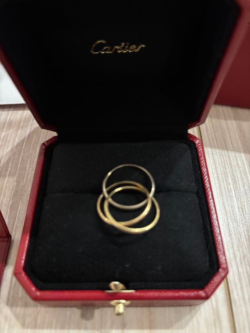 ★箱、保証書あり★Cartier トリニティリング廃盤XS 50