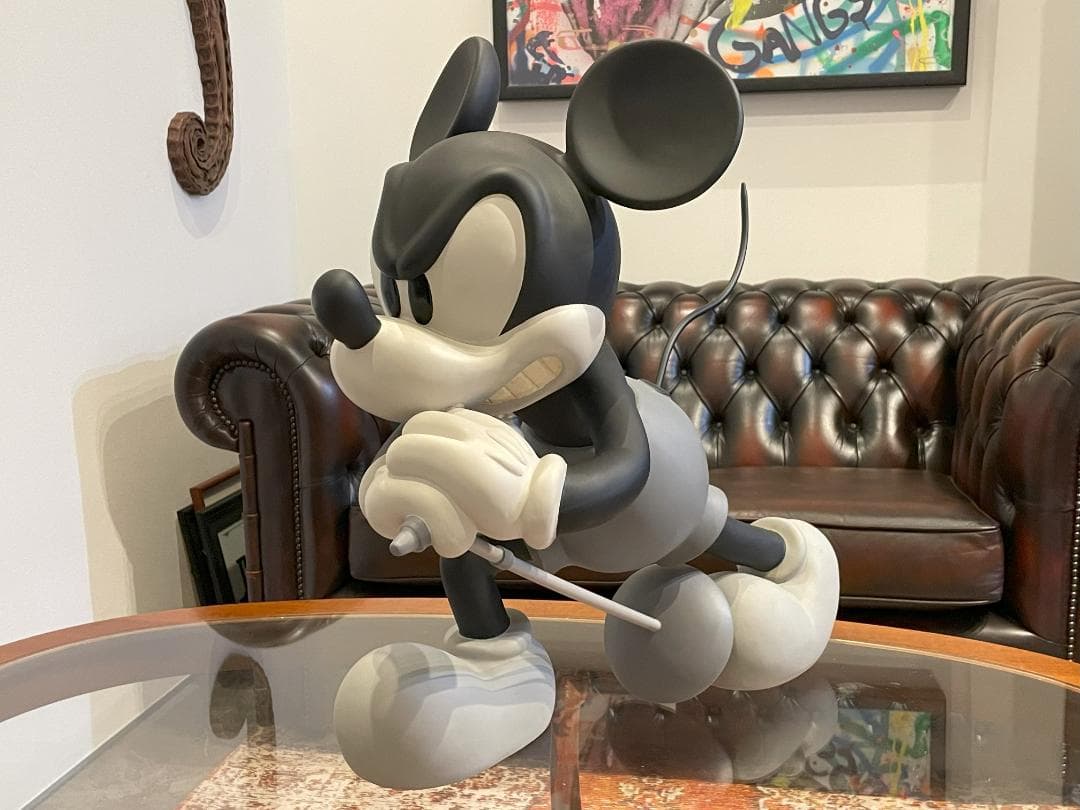 NUMBER NINE ナンバーナイン ミッキーマウス 9周年フィギュアモノクロ