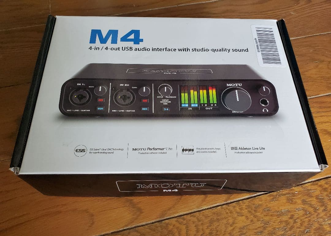 MOTU オーディオインターフェースM4