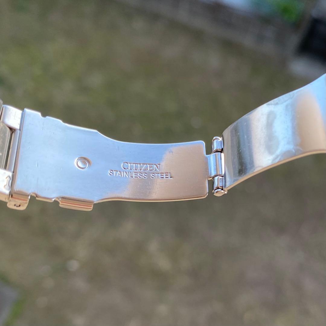 CITIZEN エコ・ドライブ クロノグラフ ブラック メンズ腕時計