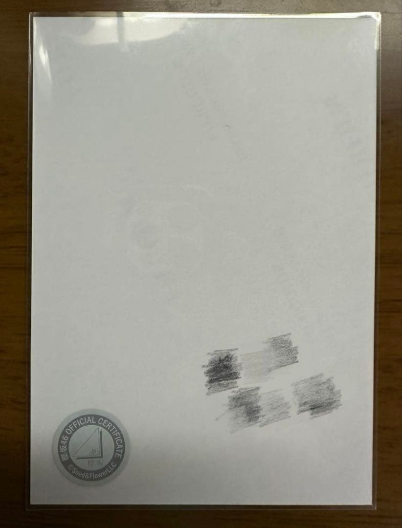 櫻坂46 増本綺良 直筆サイン入り生写真 2022年クリスマスサンタ衣装 ヨリ