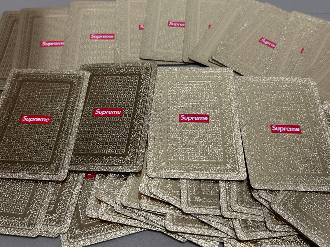 Supreme ゴールドトランプ セット 限定品