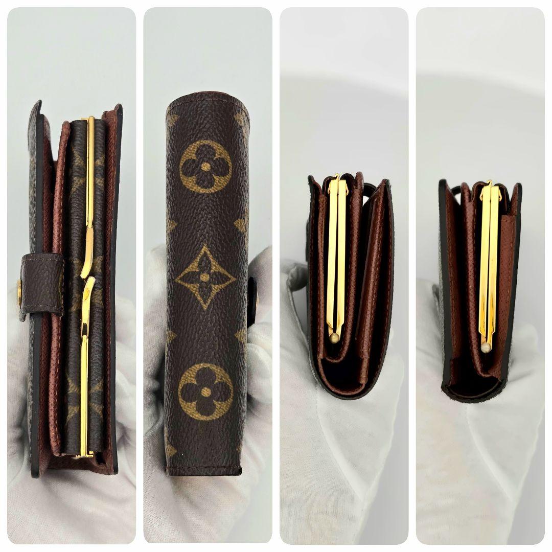 新型 ルイヴィトン ポルトフォイユ ヴィエノワ モノグラム がま口 二