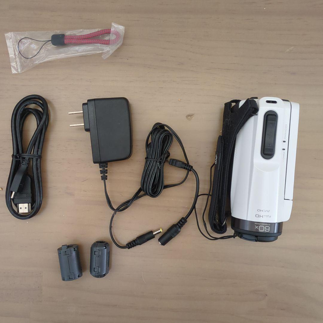 JVC-GZ-F270-W デジカメ　ビデオカメラ