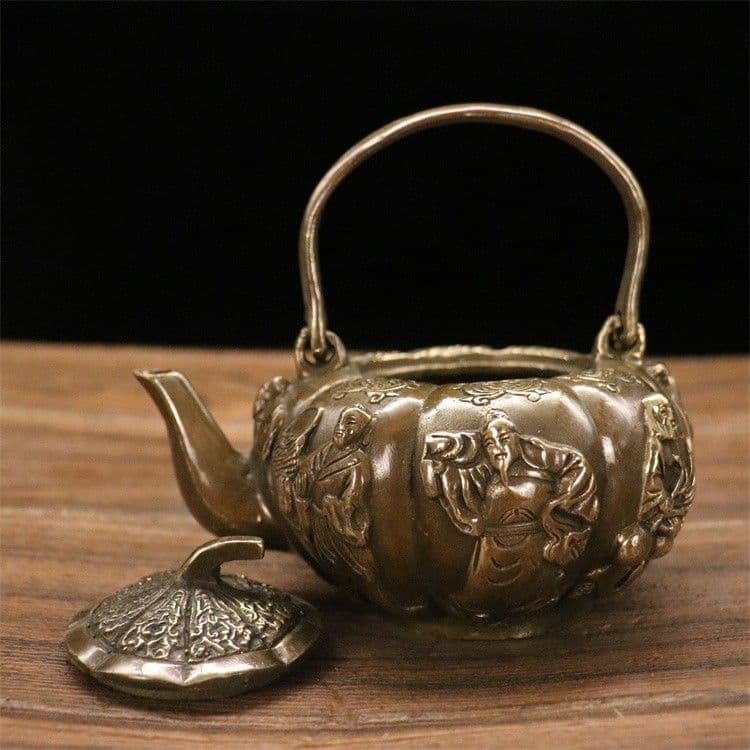 かぼちゃ急須 装飾品 工芸品 美術品 置物