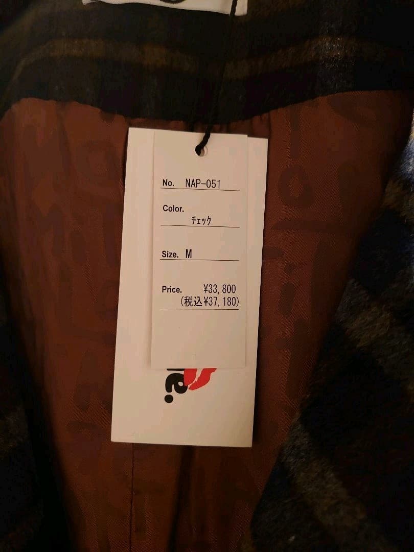 naptime チェック柄ロングコート Mサイズ naptime チェック柄ロング
