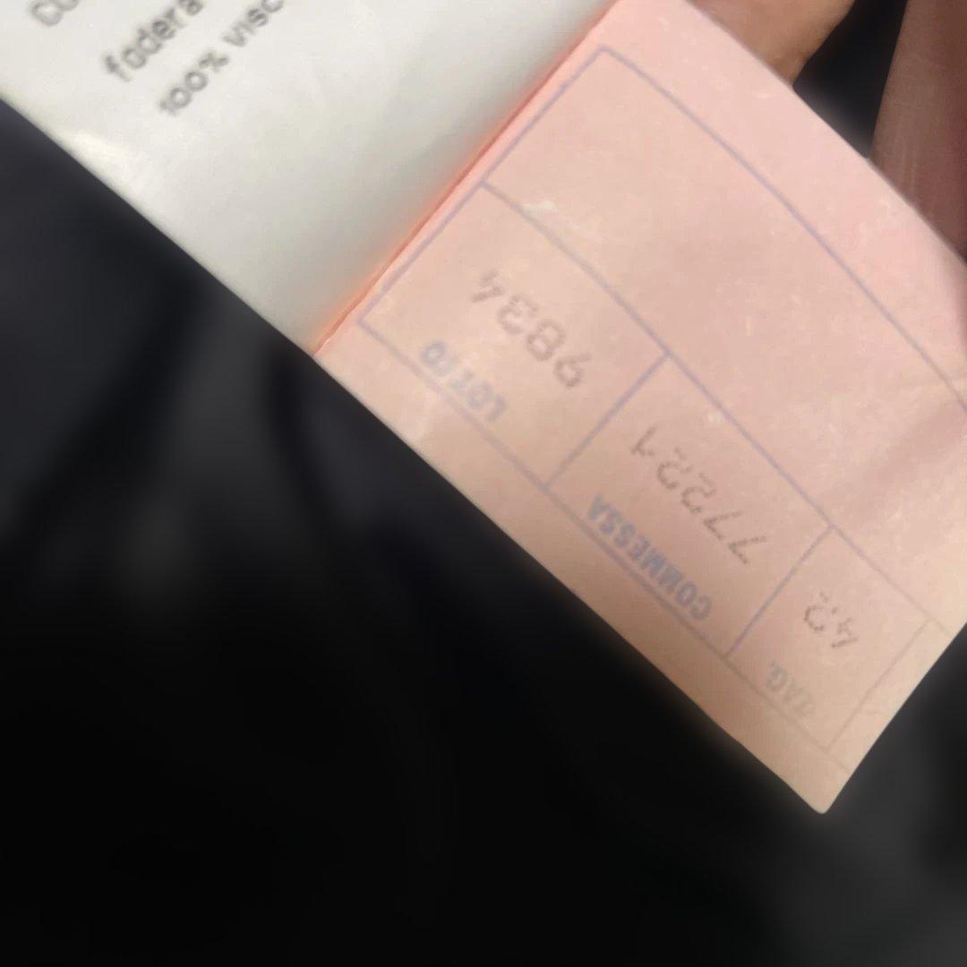 Dolce&Gabbana膝丈ブラックレザータイトスカート